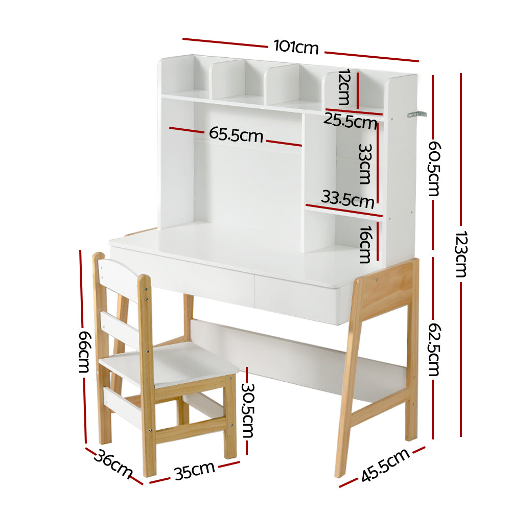 Keezi 2PCS Kids Study Desk