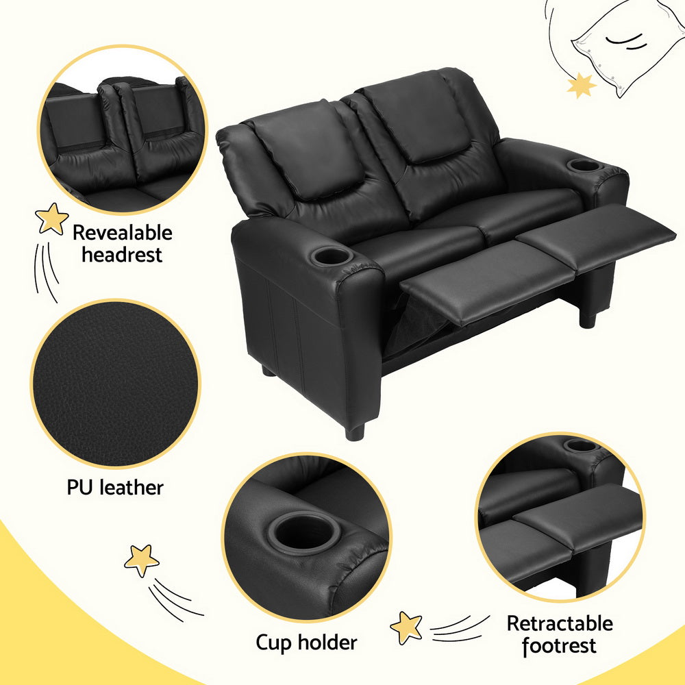 Keezi Kids Recliner Chair Double