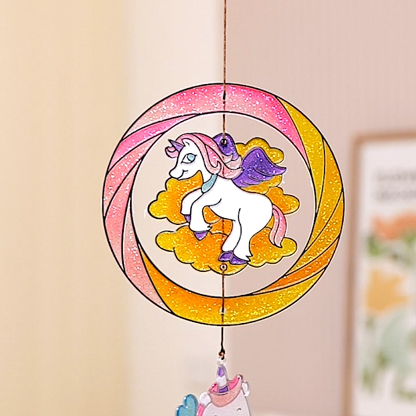 Sparkly Ornament Suncatcher