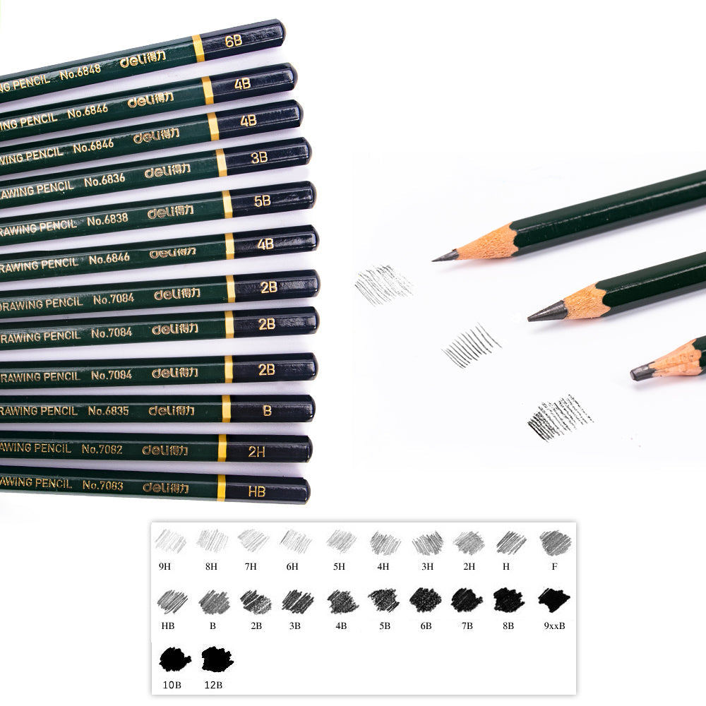 27 in 1 Sketch and Drawing Pencil Set